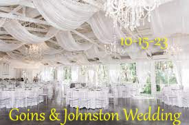 Goins & Johnston Wedding @ Saxon Manor Garden Room